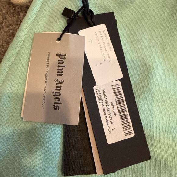 Palm Angels Mint Green sweatpants with Tag